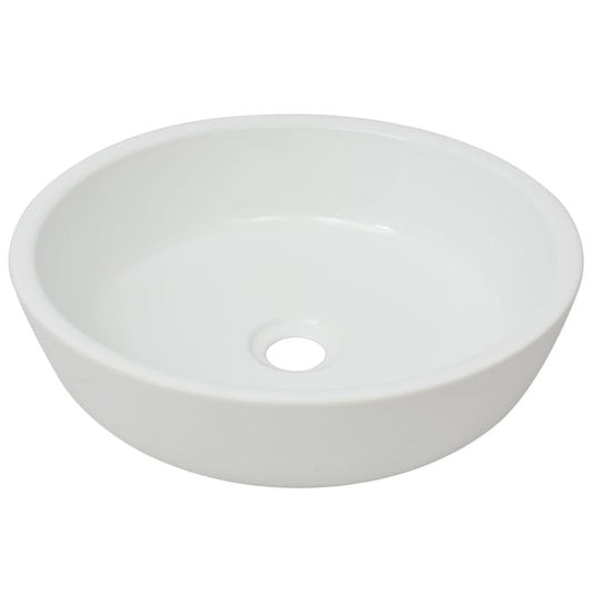 NNEVL Basin Round Ceramic White 42x12 cm-1