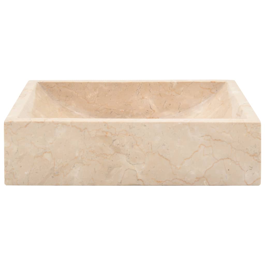 NNEVL Sink 45x30x12 cm Marble Cream-2