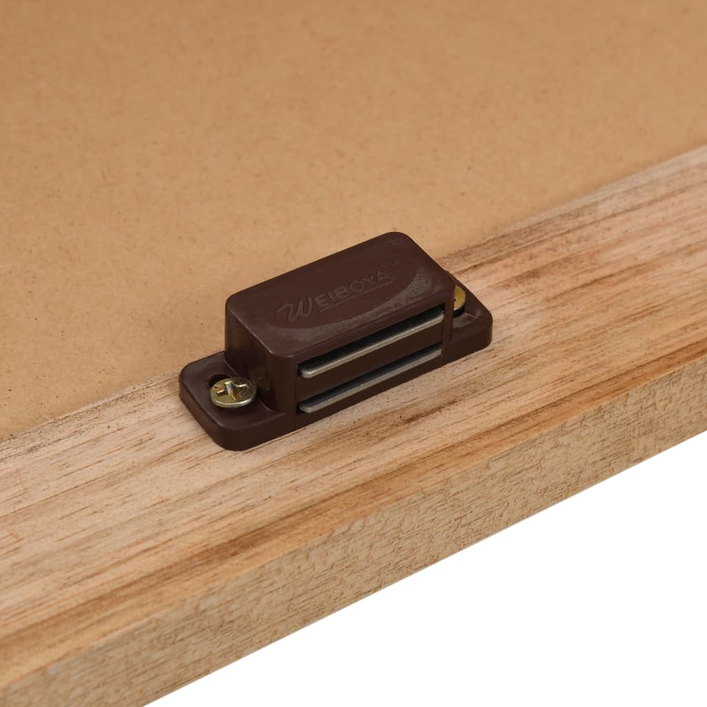 NNEVL Sink Cabinet Solid Walnut Wood 66x29x61 cm-3