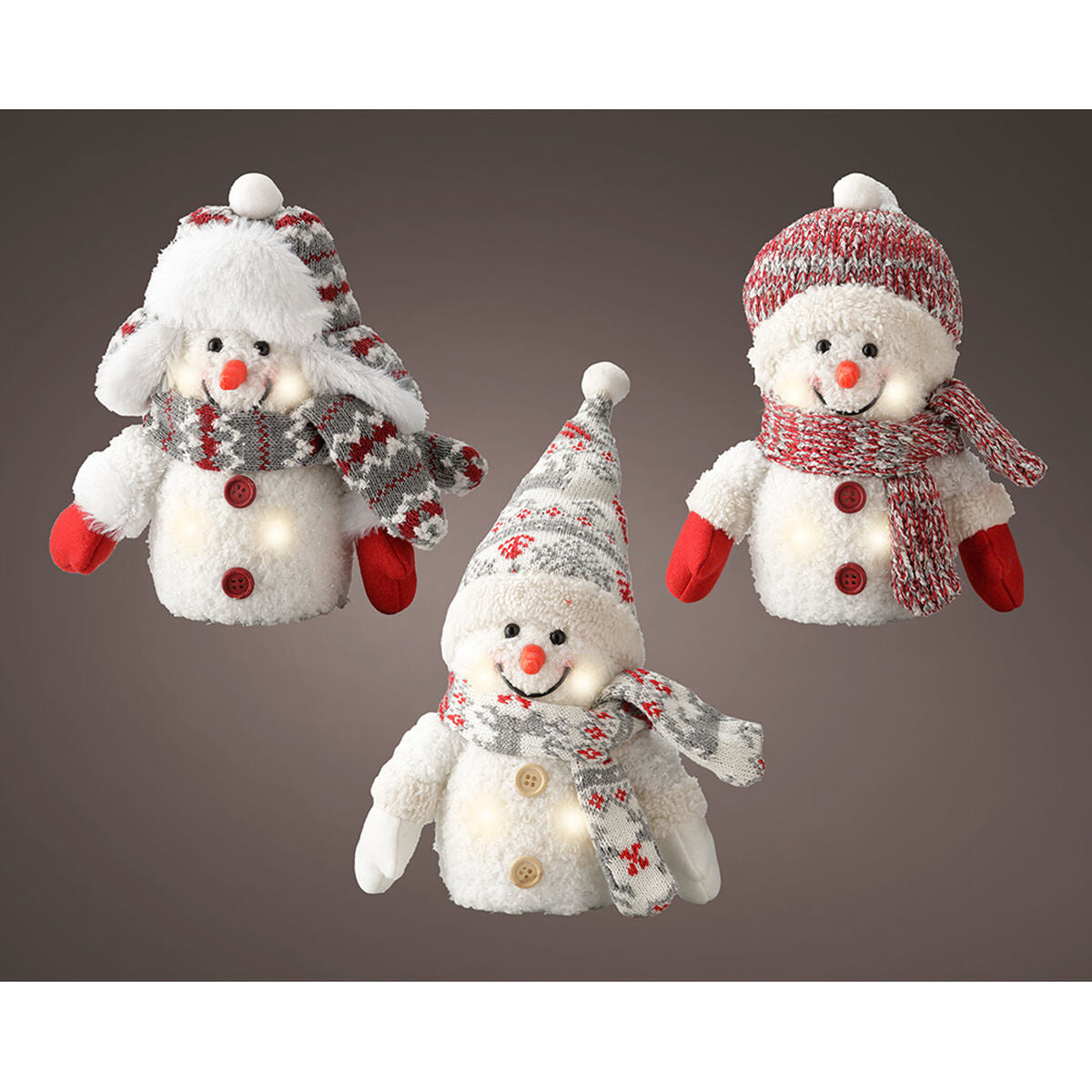 LED Snowman Christmas Decoration Lumineo 11 x 8 x 18 cm-1