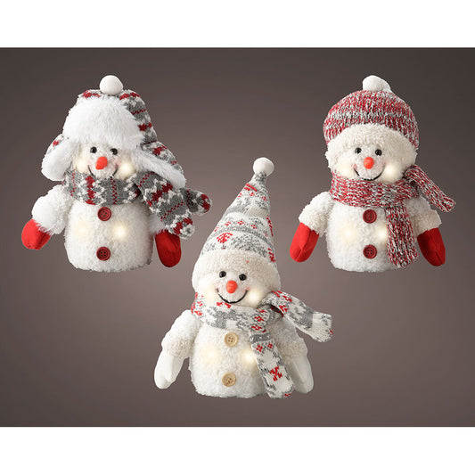 LED Snowman Christmas Decoration Lumineo 11 x 8 x 18 cm-1