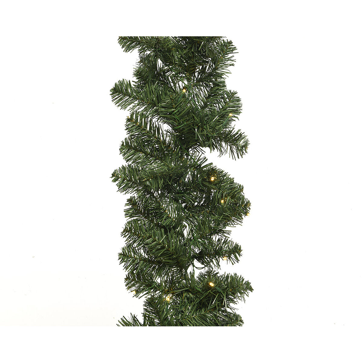 Wreath of LED Lights Lumineo Imperial Soft green 6,1 m 270 x 12 cm White-1