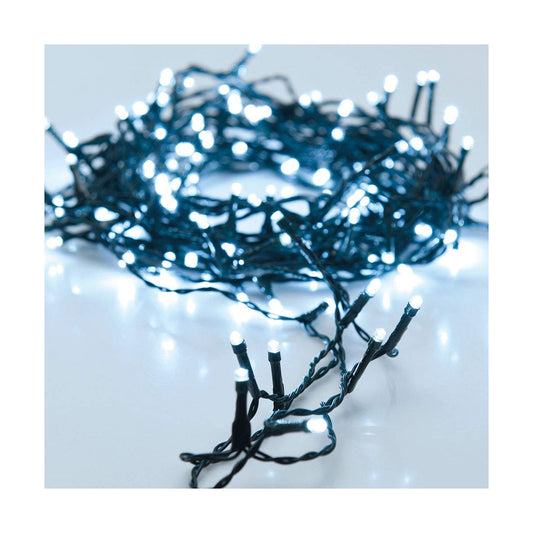 Wreath of LED Lights White (11 m)-0