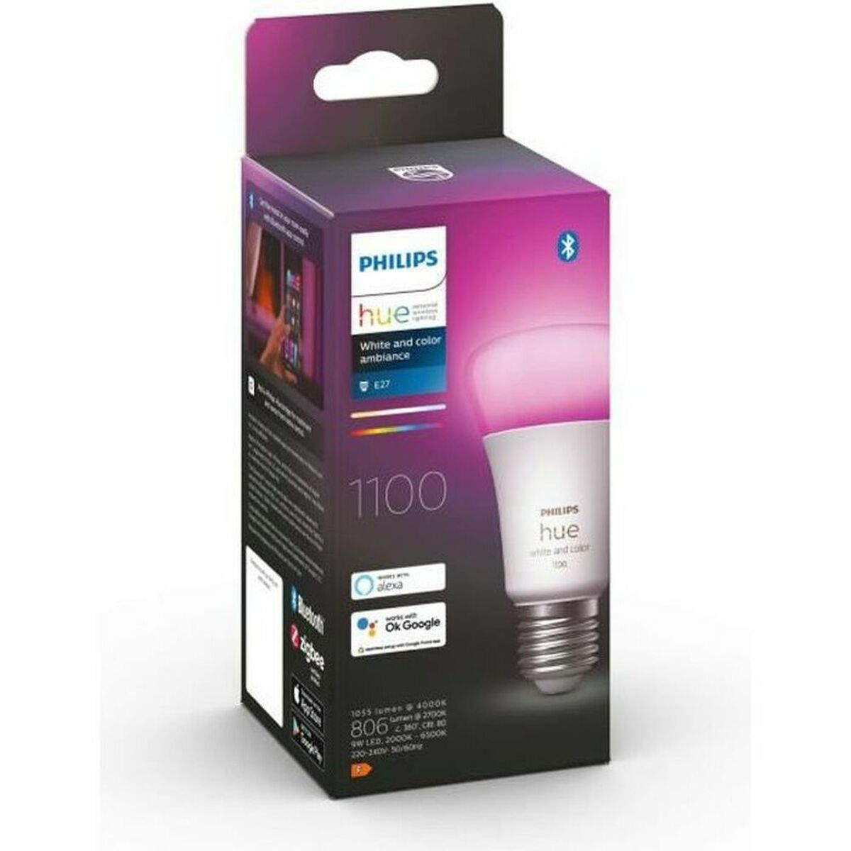 LED lamp Philips 8719514291171 White F 9 W E27 806 lm (6500 K)-2