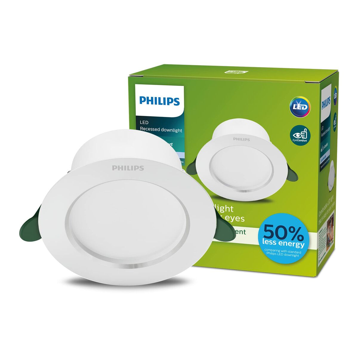 Downlight Philips Diamond Cut White 2 W 360 Lm Ø 9,5 cm (4000 K)-2