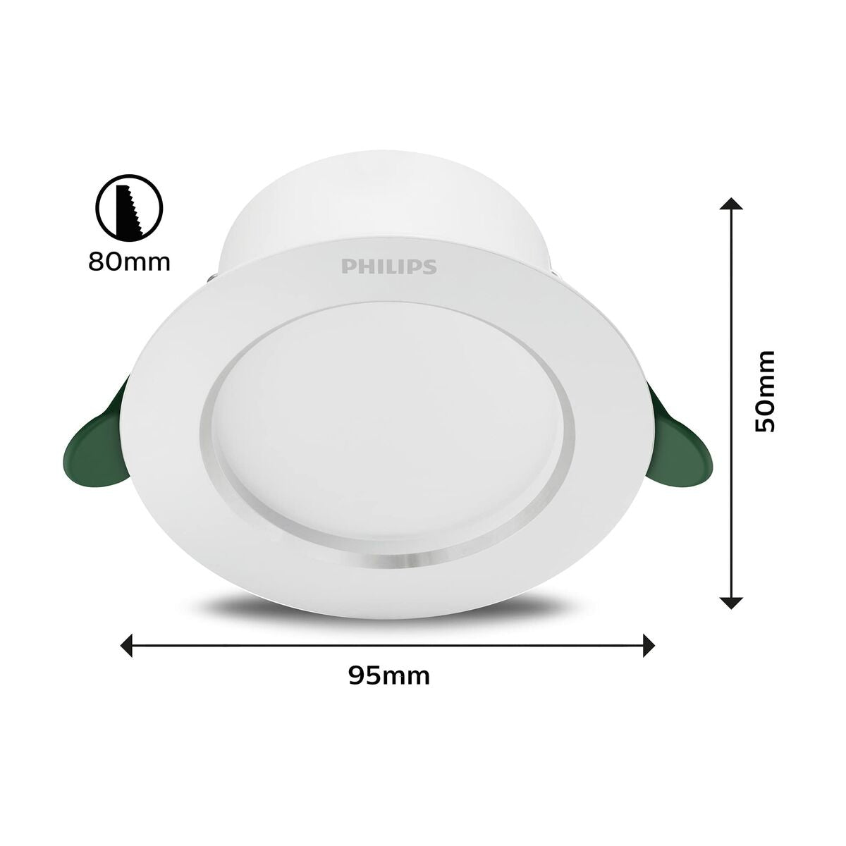 Downlight Philips Diamond Cut White 2 W 360 Lm Ø 9,5 cm (4000 K)-1