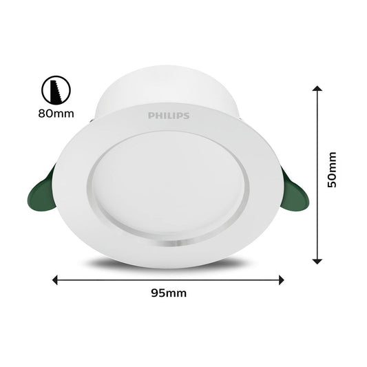 Downlight Philips Diamond Cut White 2 W 360 Lm Ø 9,5 cm (4000 K)-1