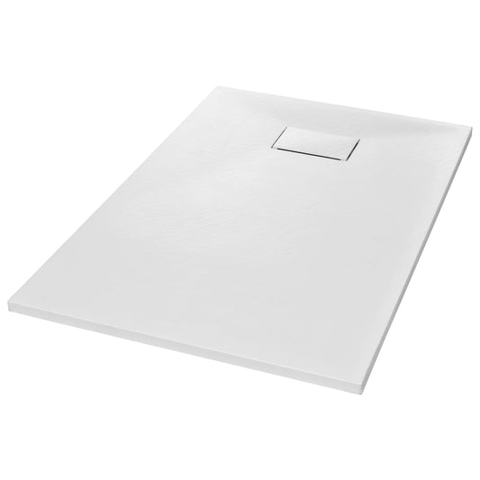 NNEVL Shower Base Tray SMC White 120x70 cm-1