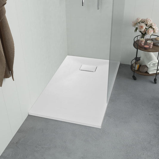 NNEVL Shower Base Tray SMC White 120x70 cm-0