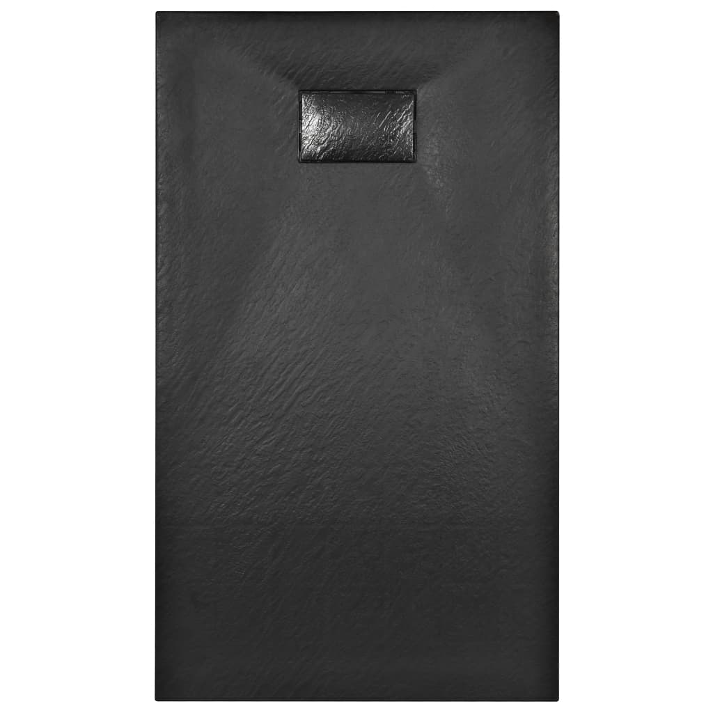 NNEVL Shower Base Tray SMC Black 120x70 cm-3