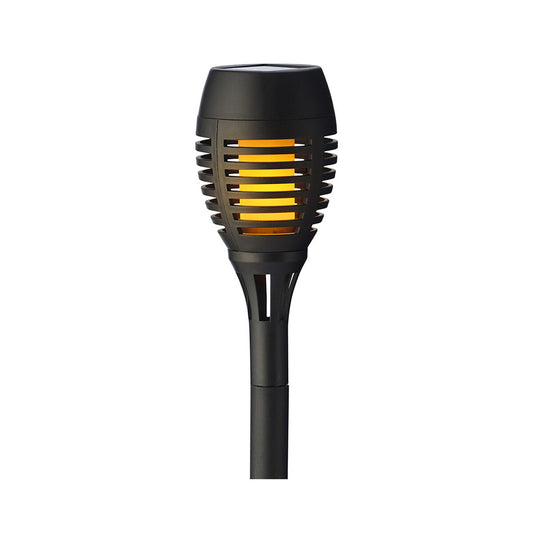 Garden Torch Lumineo Black Plastic Solar-0
