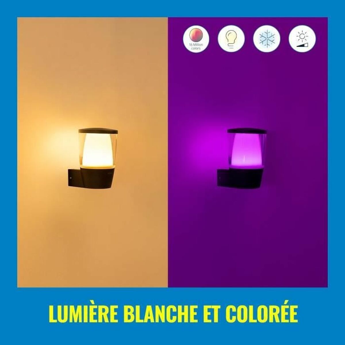 Wall Light Wiz Black Metal Plastic 950 Lm-3