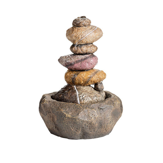 Fountain Lumineo 893009 Polyresin Stone 22 x 22 x 30 cm-0