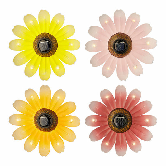 Solar light Lumineo Ø 14 x 4 cm Flower-0