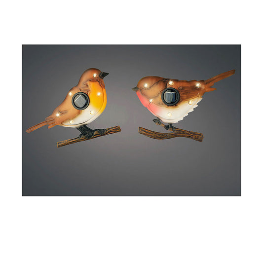 Decorative Garden Figure Lumineo 894881 Metal Bird 18 x 4,5 x 13 cm-1