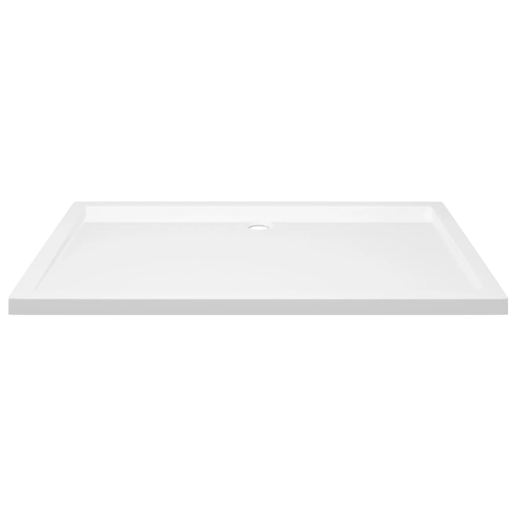 NNEVL Rectangular ABS Shower Base Tray White 70x120 cm-2