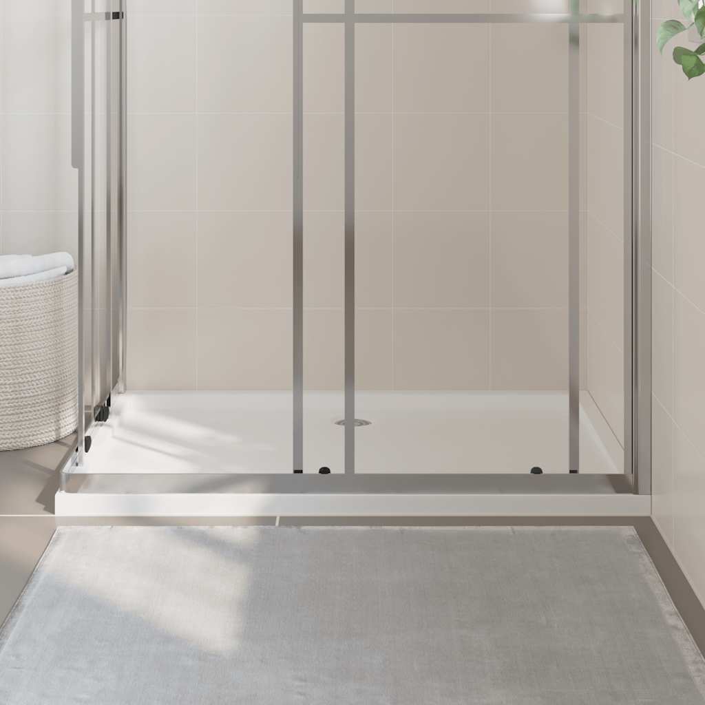 NNEVL Rectangular ABS Shower Base Tray White 80x120 cm-2