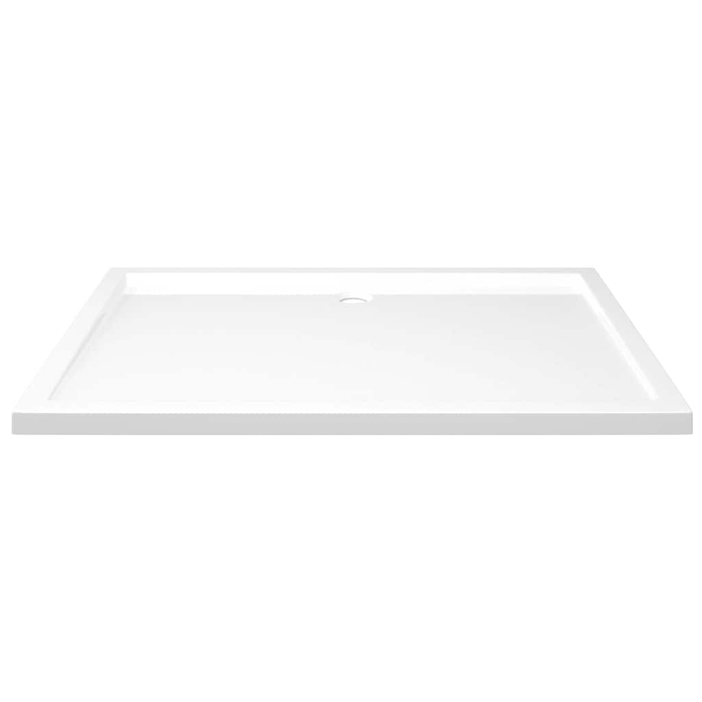 NNEVL Rectangular ABS Shower Base Tray White 80x120 cm-3