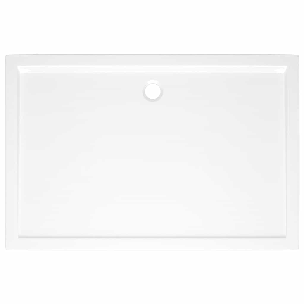 NNEVL Rectangular ABS Shower Base Tray White 80x120 cm-4