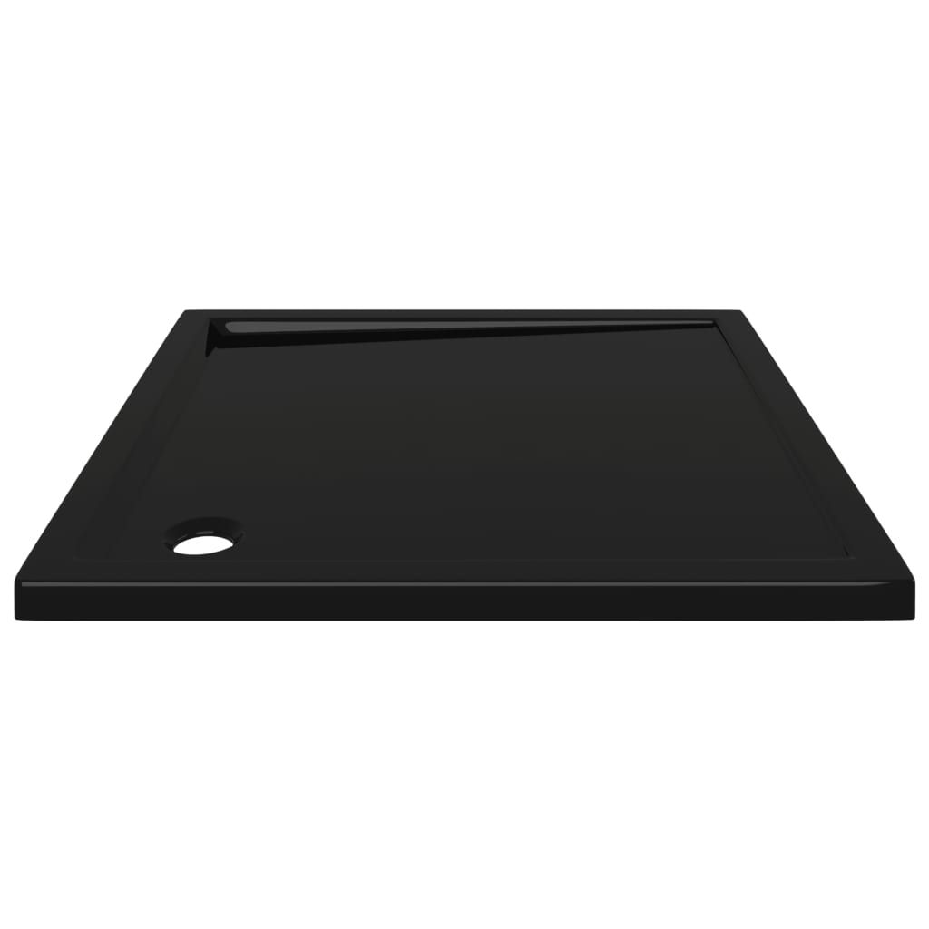 NNEVL Square ABS Shower Base Tray Black 90x90 cm-2