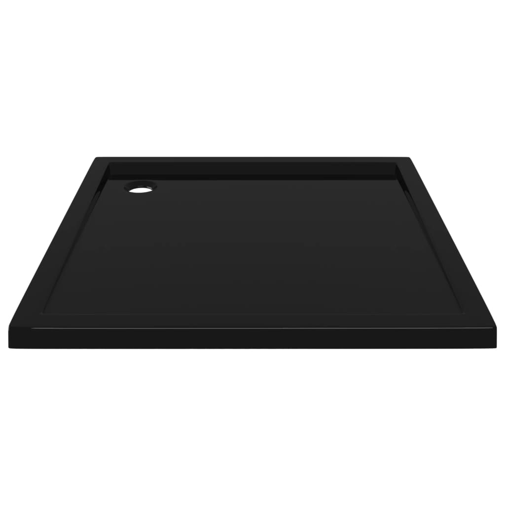 NNEVL Square ABS Shower Base Tray Black 90x90 cm-3