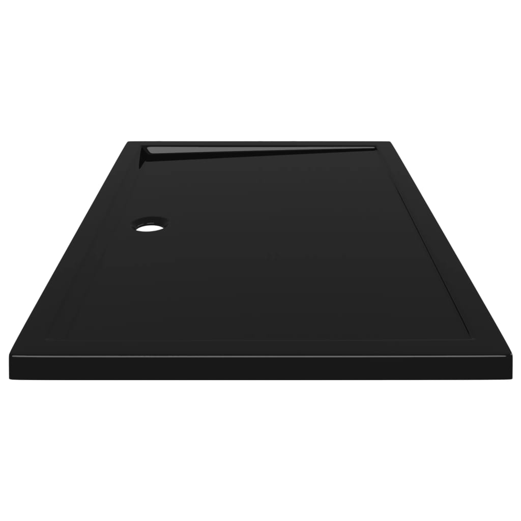 NNEVL Rectangular ABS Shower Base Tray Black 80x120 cm-3