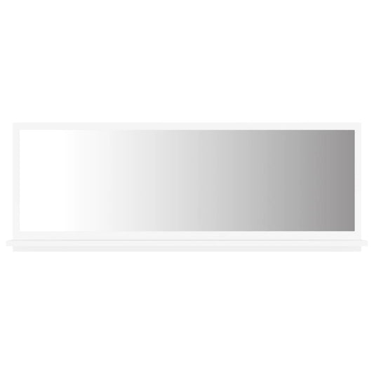 NNEVL Bathroom Mirror White 100cm Chipboard-1