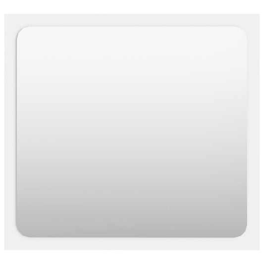 NNEVL Bathroom Mirror White 40x1.5x37 cm Chipboard-1