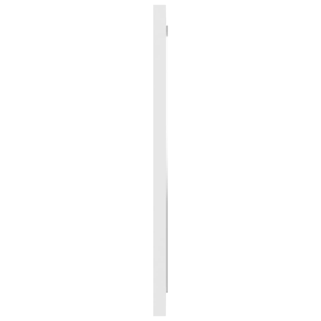 NNEVL Bathroom Mirror White 40x1.5x37 cm Chipboard-3
