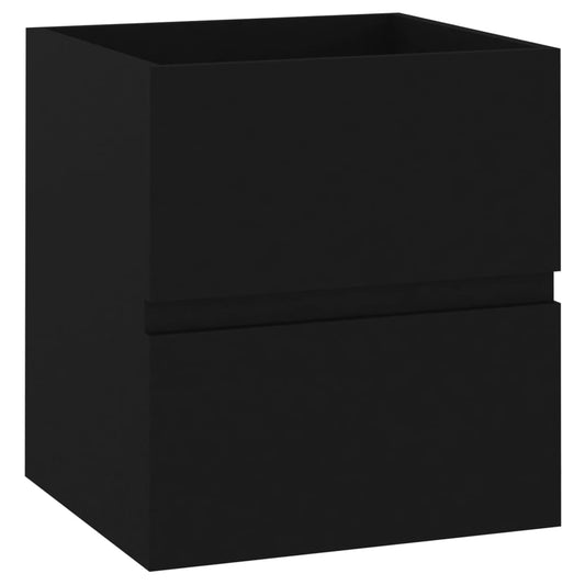NNEVL Sink Cabinet Black 41x38.5x45 cm Engineered Wood-1