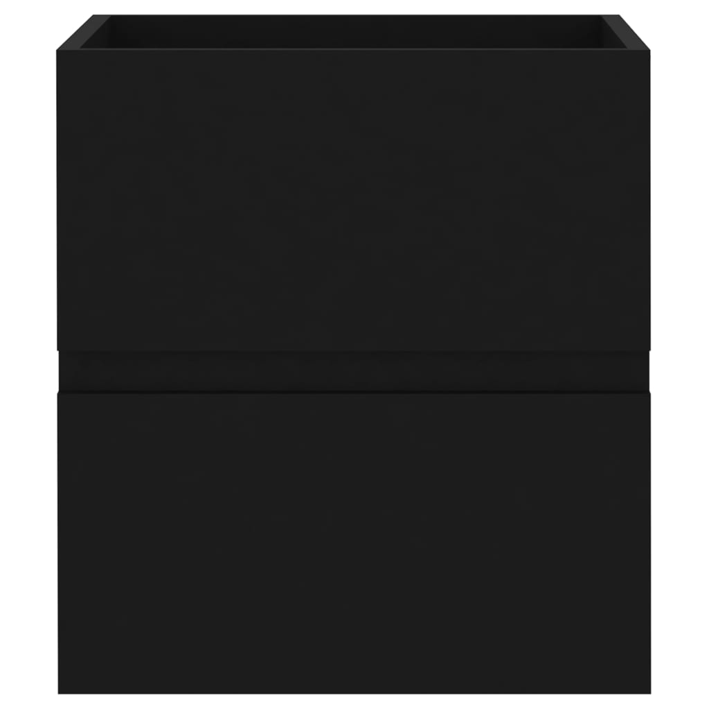 NNEVL Sink Cabinet Black 41x38.5x45 cm Engineered Wood-4
