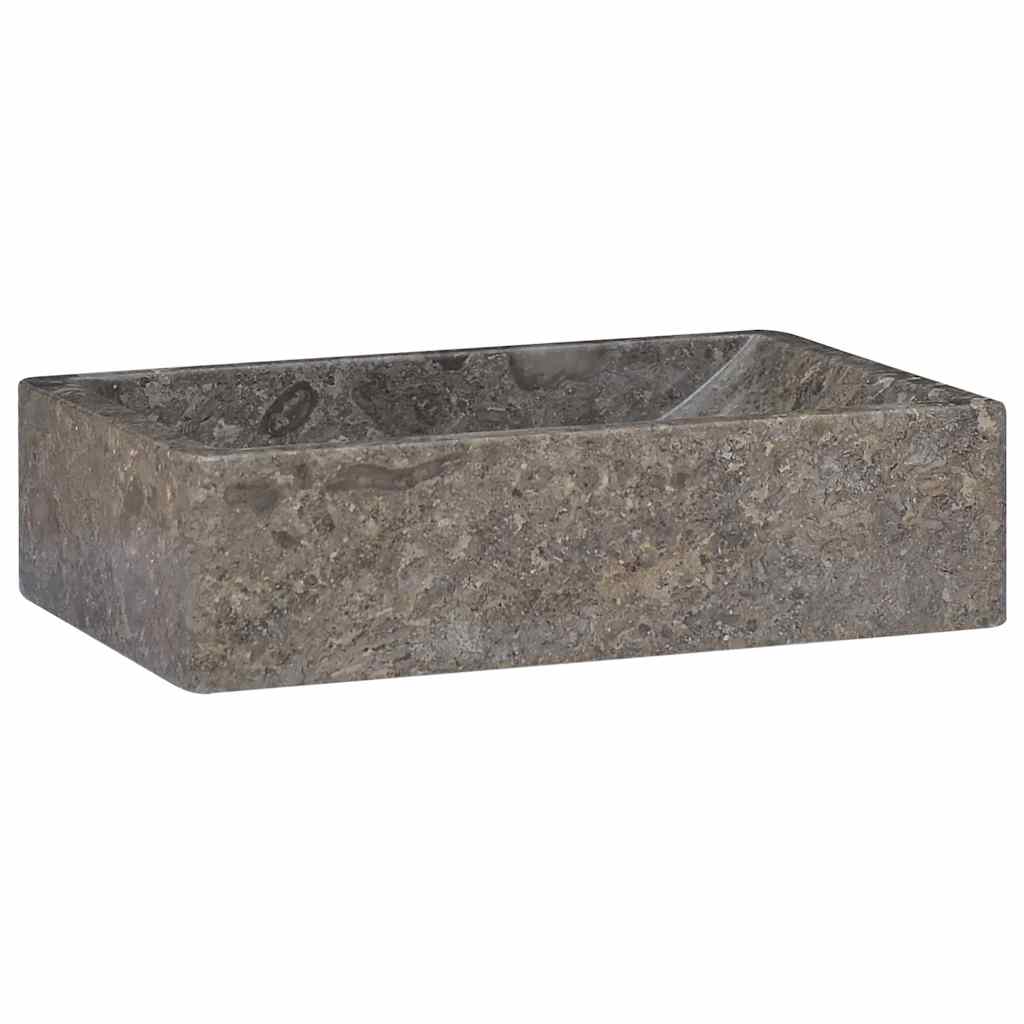 NNEVL Sink 45x30x12 cm Marble High Gloss Grey-1