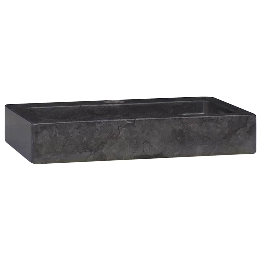 NNEVL Wall-mounted Sink Black 38x24x6.5 cm Marble-2