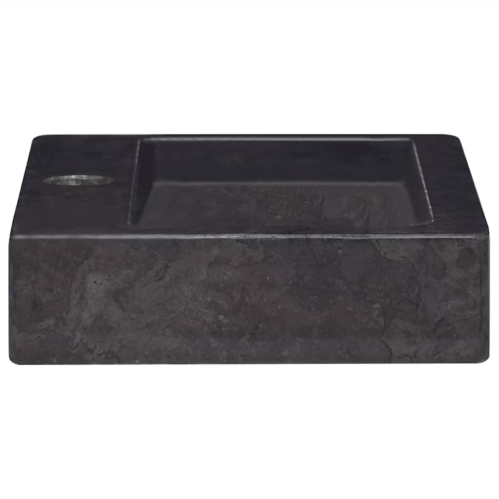 NNEVL Wall-mounted Sink Black 38x24x6.5 cm Marble-4