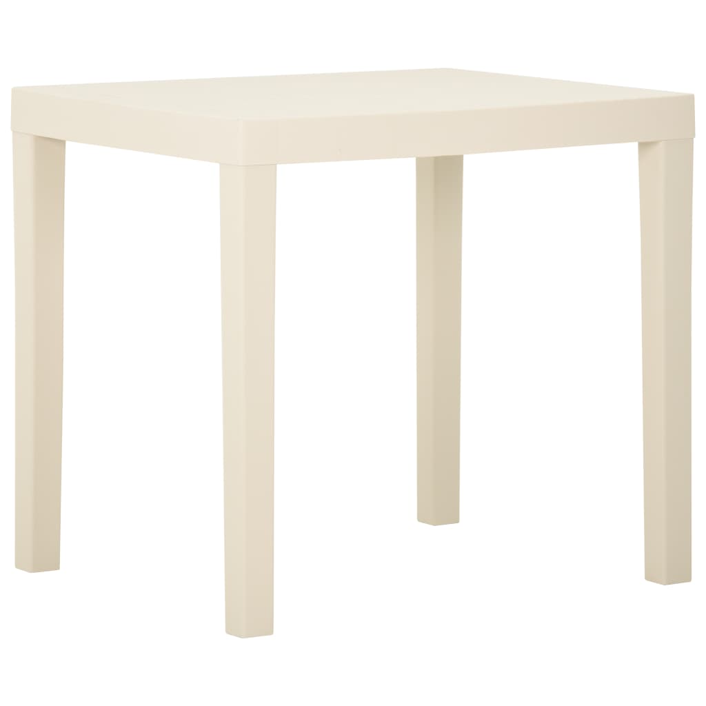 vidaXL Patio Table Outdoor Dining Table Garden Porch Camping Furniture Plastic-1