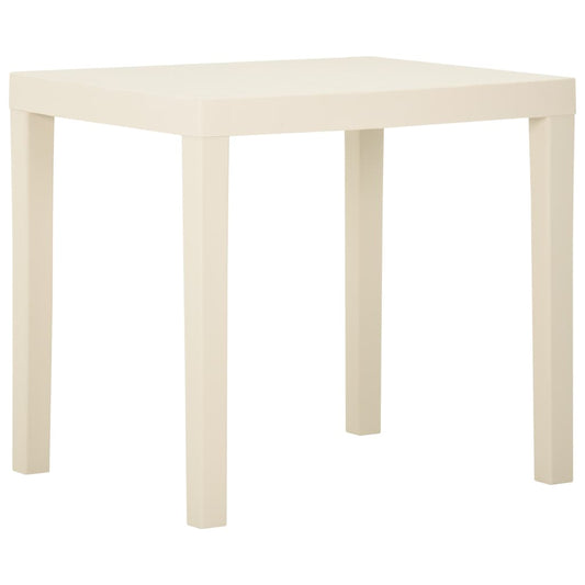 vidaXL Patio Table Outdoor Dining Table Garden Porch Camping Furniture Plastic-1