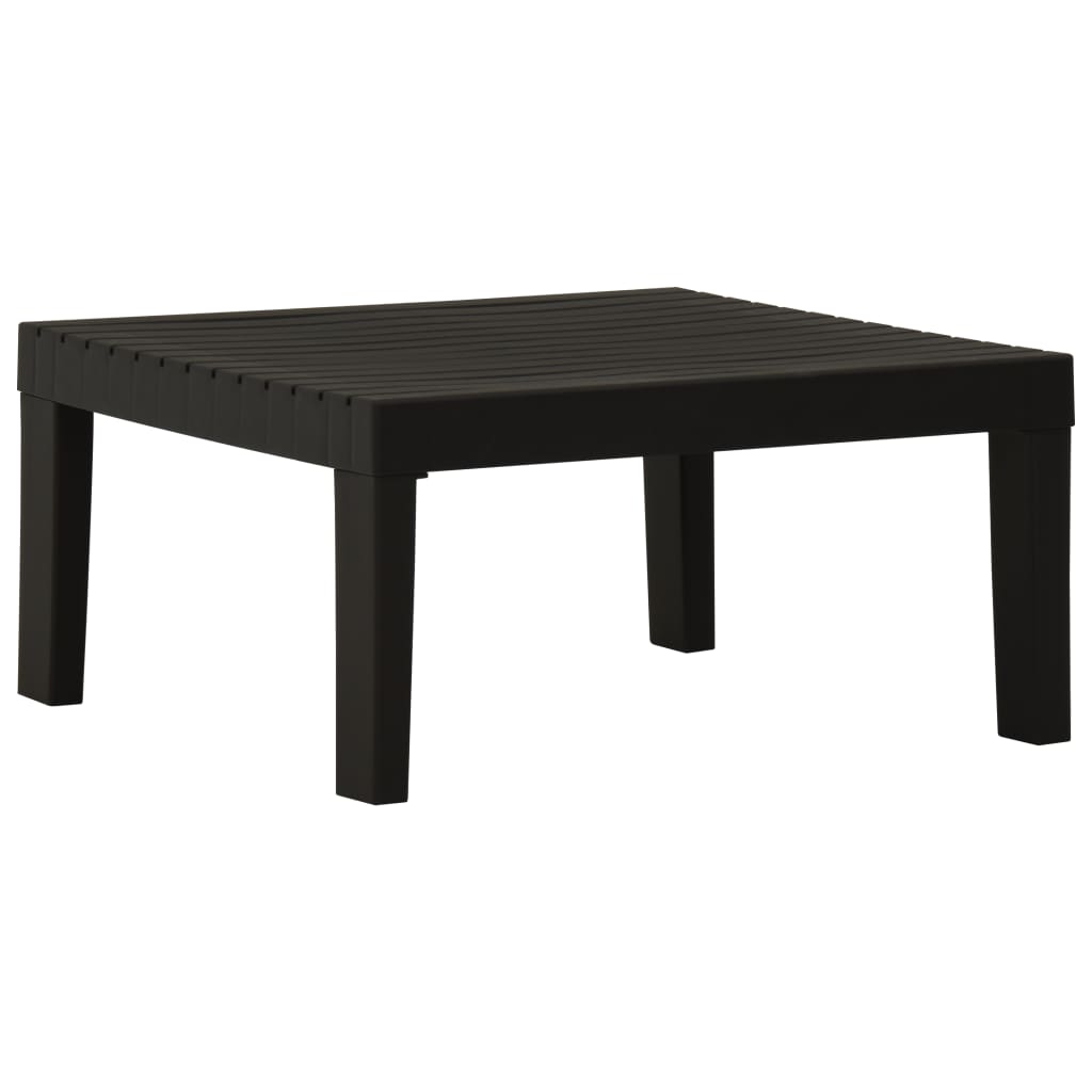 vidaXL Coffee Table Outdoor Side Table Patio Camping Garden Furniture Plastic-1