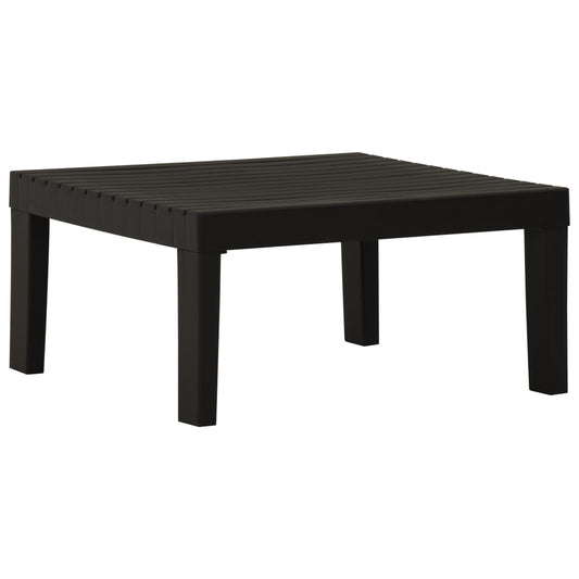 vidaXL Coffee Table Outdoor Side Table Patio Camping Garden Furniture Plastic-1