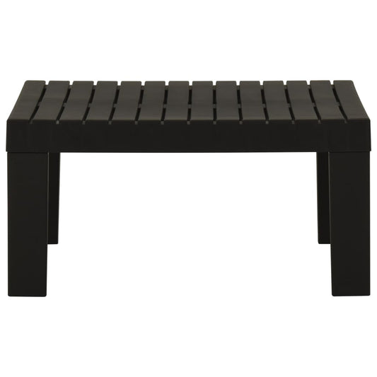 vidaXL Coffee Table Outdoor Side Table Patio Camping Garden Furniture Plastic-0