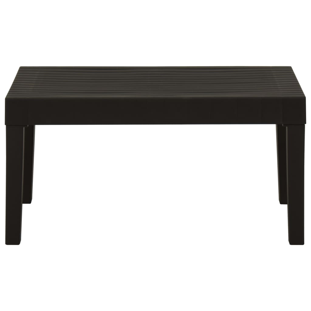 vidaXL Coffee Table Outdoor Side Table Patio Camping Garden Furniture Plastic-2