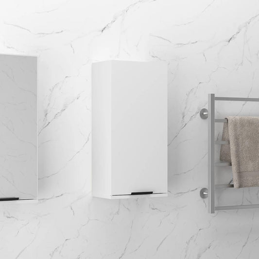 NNEVL Wall-mounted Bathroom Cabinet White 32x20x67 cm-0