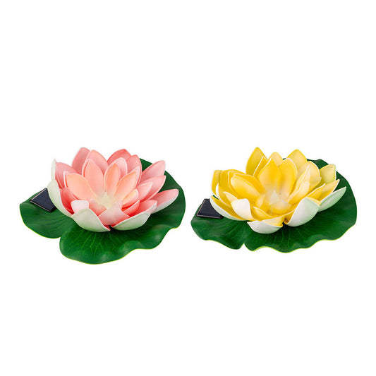 Decorative Plant Lifetime ø 17,5 x 6 cm Plastic Lotus Flower Flower-0