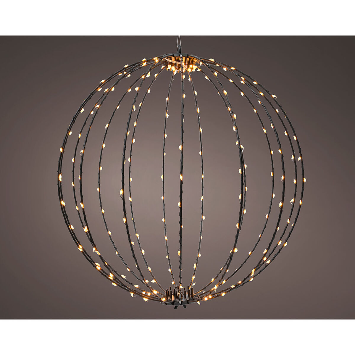 Lighting decoration Lumineo Black Metal 220 V Ø 38 cm-1