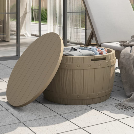 vidaXL Outdoor Storage Box Patio Furniture Garden Storage Chest Polypropylene-0