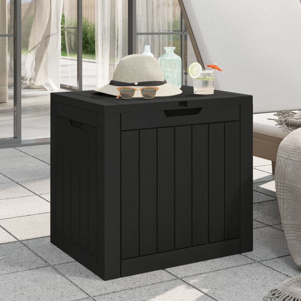 vidaXL Outdoor Storage Box Patio Furniture Garden Tool Chest Polypropylene-5