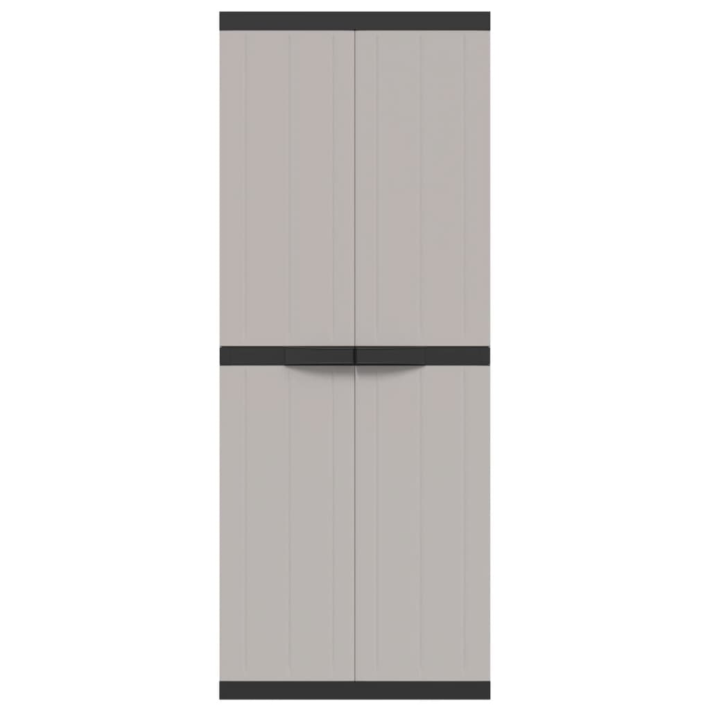 vidaXL Outdoor Storage Cabinet Utility Cupboard Garden Patio Furniture PP-4