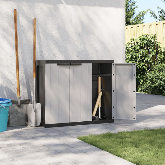 vidaXL Outdoor Storage Cabinet Utility Cupboard Garden Patio Furniture PP-10