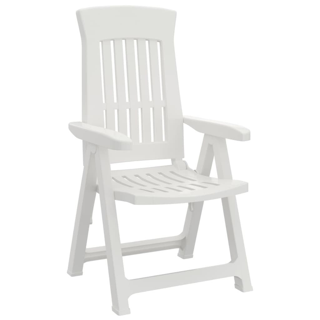 vidaXL Reclining Chair Outdoor Folding Armchair Garden Furniture 2 Pcs PP-1