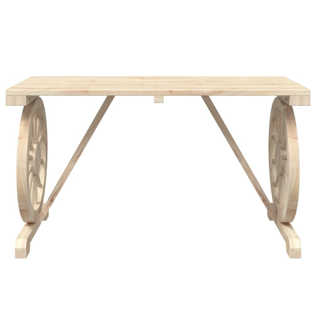 vidaXL Patio Dining Set Seat Furniture Outdoor Garden Backyard Solid Wood Fir-3