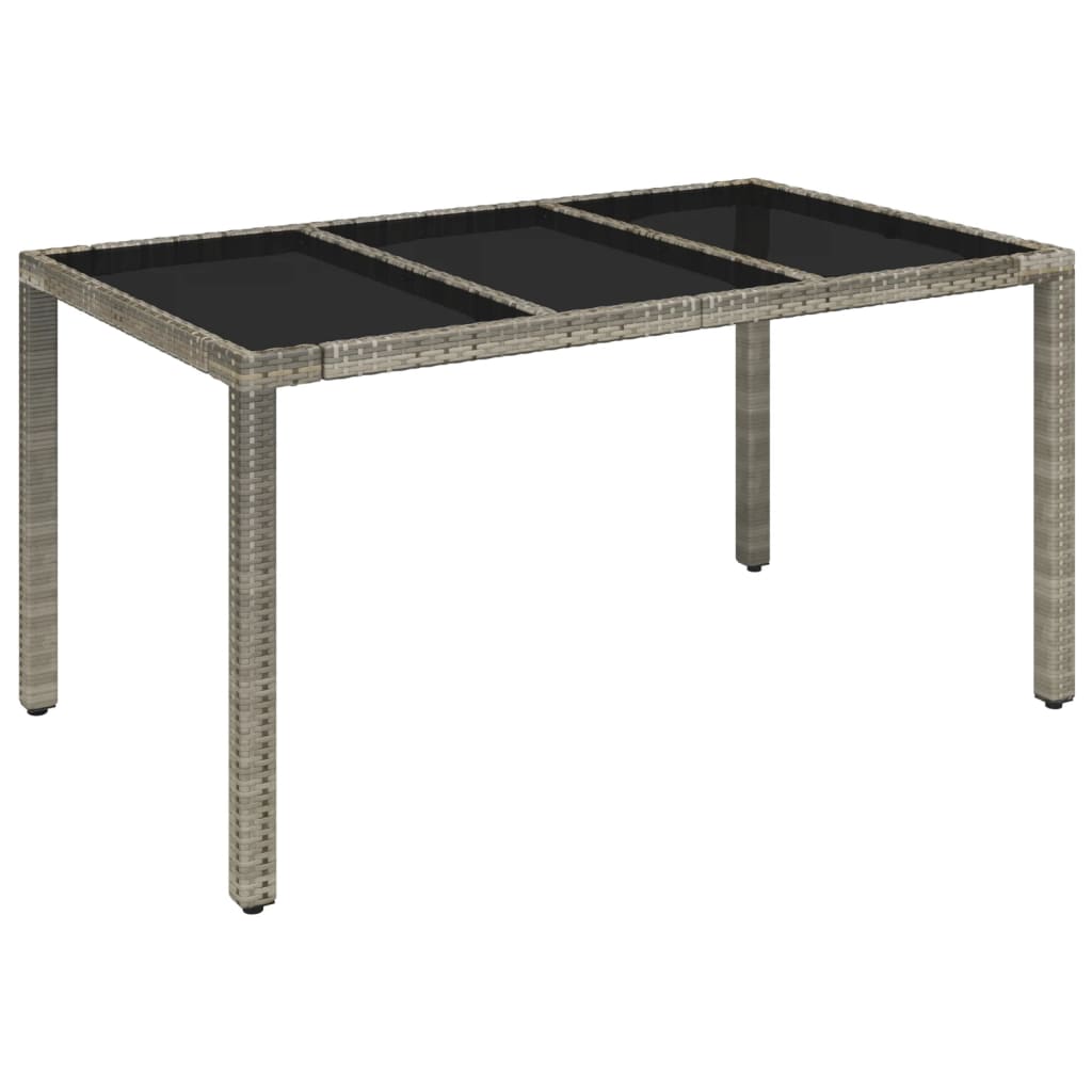 vidaXL Patio Dining Set with Cushions Outdoor Garden Furniture Poly Rattan-3